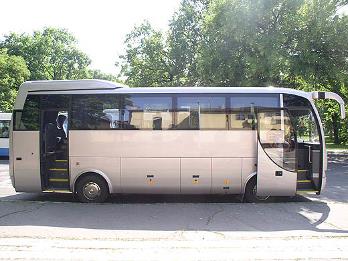 Bus rental in Latvia Riga Temsa Opalin